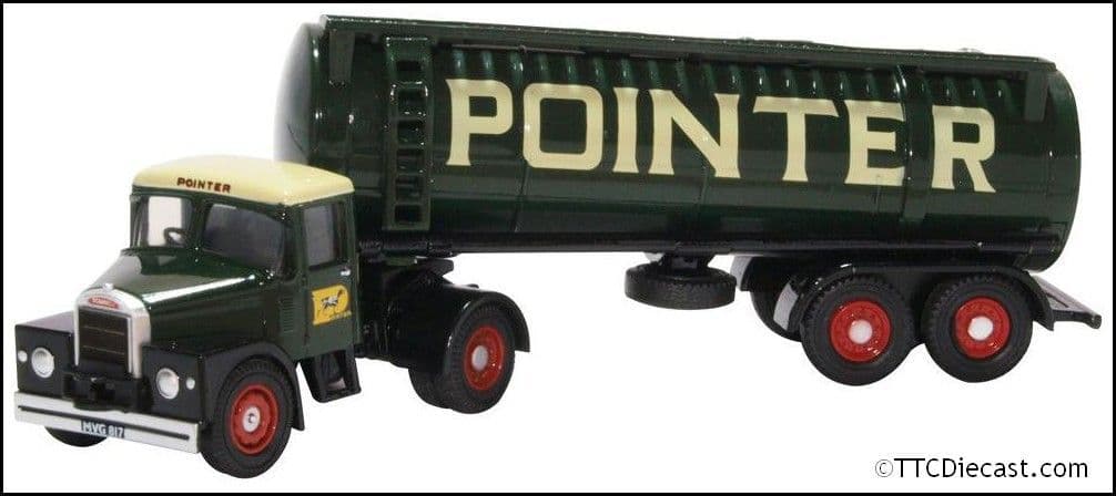 Oxford 76SHT002 Scammell Highwayman Tanker Pointer
