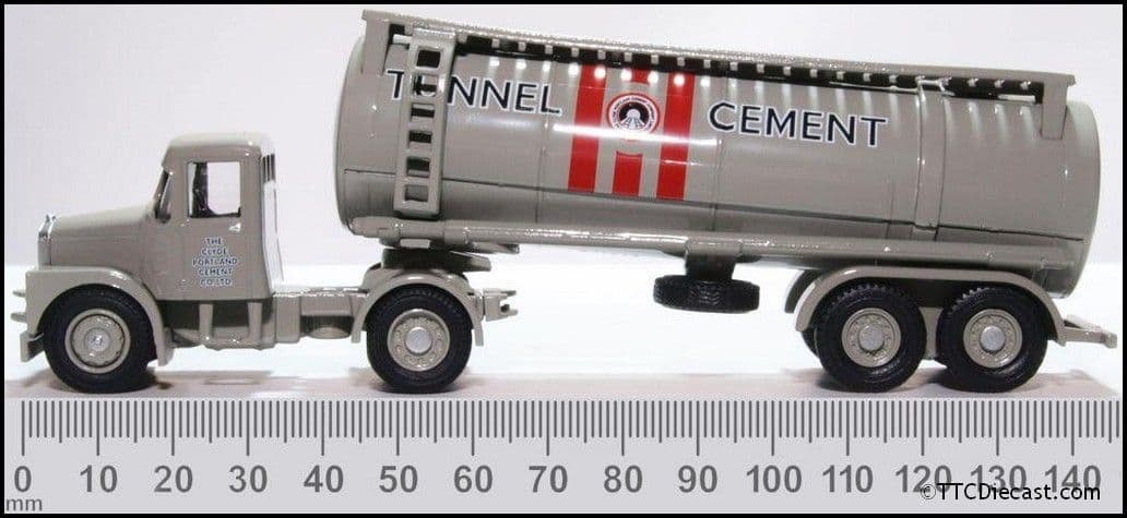 Oxford 76SHT003 Scammell Highwayman Tanker Tunnel Cement *LAST FEW*