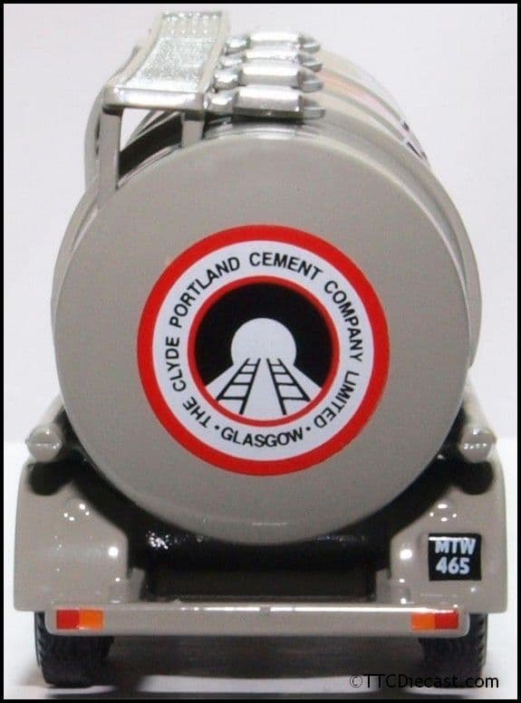 Oxford 76SHT003 Scammell Highwayman Tanker Tunnel Cement *LAST FEW*