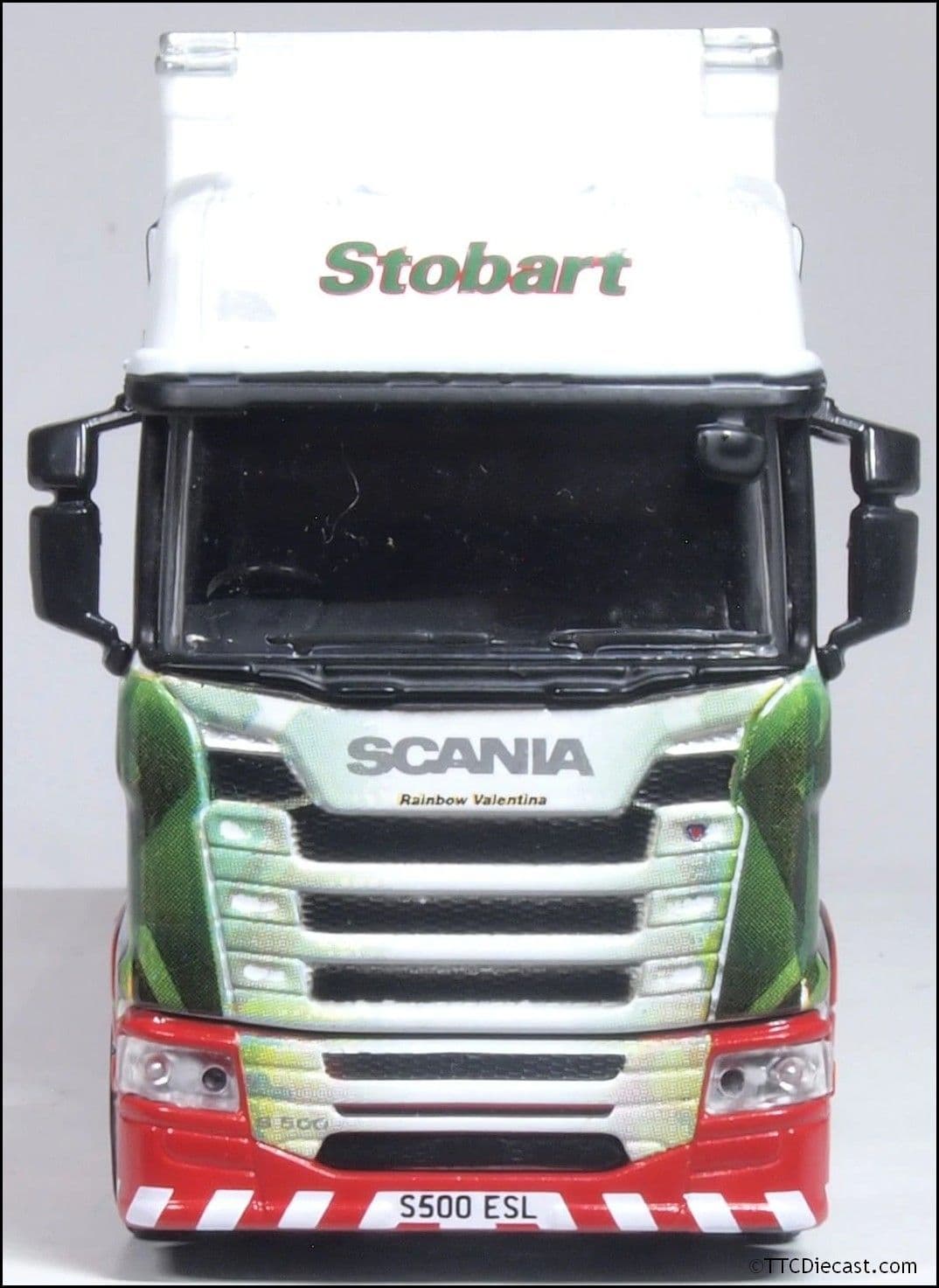 Oxford 76SNG005 Scania New Generation (S) Box Trailer Stobart NHS 1:76 Scale
