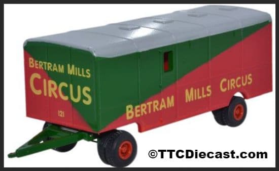 Oxford 76STR001 Showmans Trailer - Bertram Mills *LAST FEW*