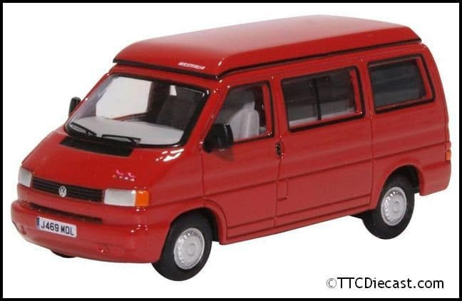Oxford 76T4001 VW T4 Westfalia Camper Paprika Red