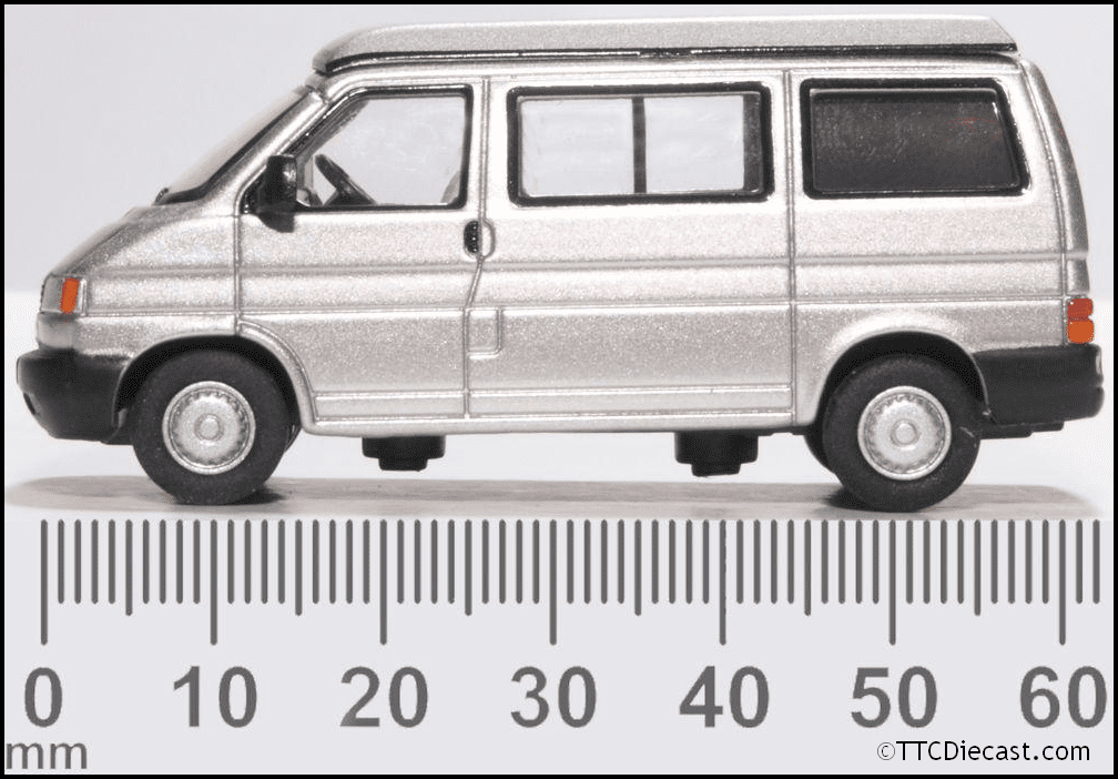 Oxford 76T4005 VW T4 Westfalia Camper Silver Grey, OO Gauge
