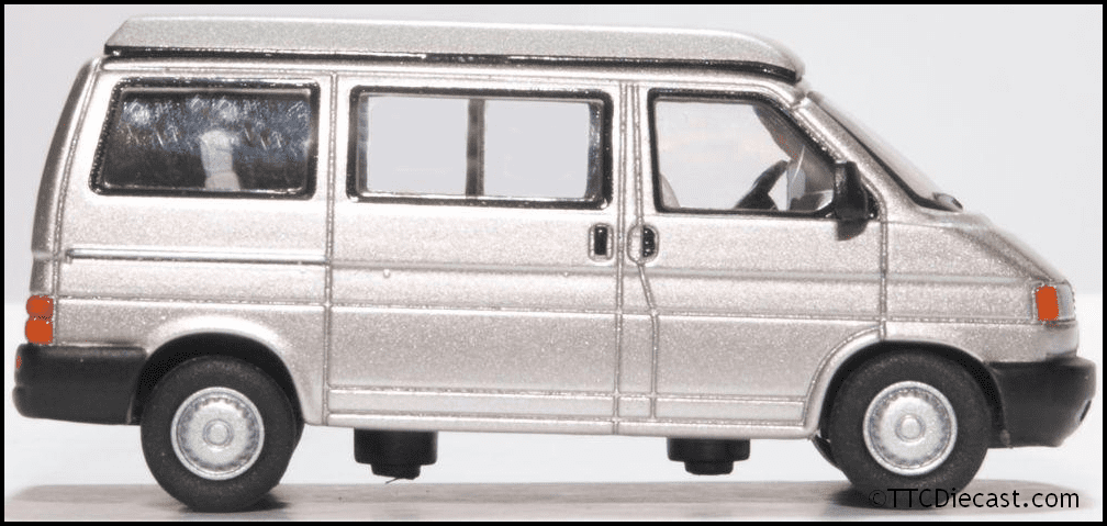 Oxford 76T4005 VW T4 Westfalia Camper Silver Grey, OO Gauge