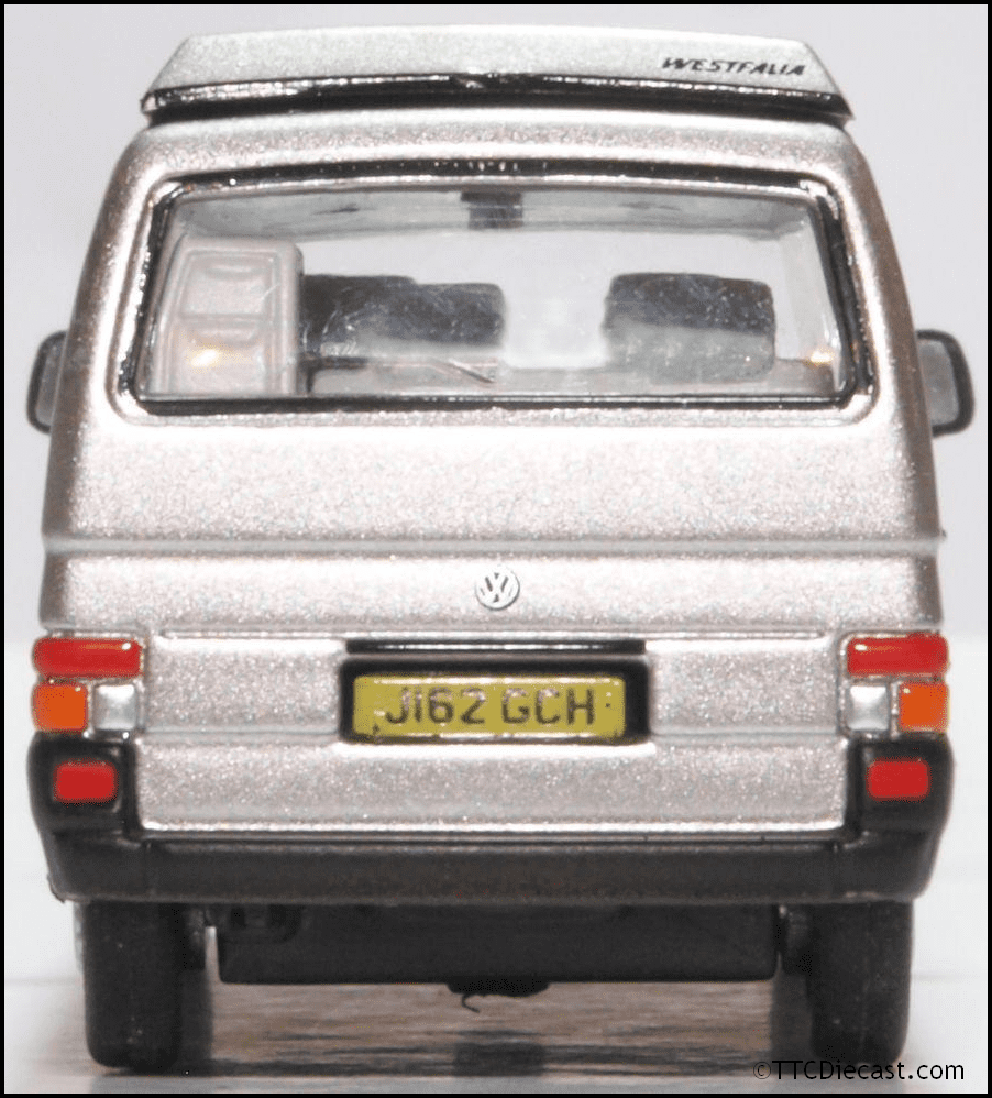 Oxford 76T4005 VW T4 Westfalia Camper Silver Grey, OO Gauge
