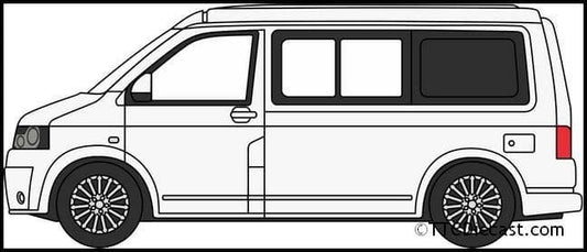 Oxford 76T5C002 VW T5 California Camper Candy White