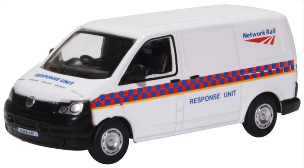 Oxford 76T5V004 VW T5 Van Network Rail - 1/76 Scale – TTCDiecast.com