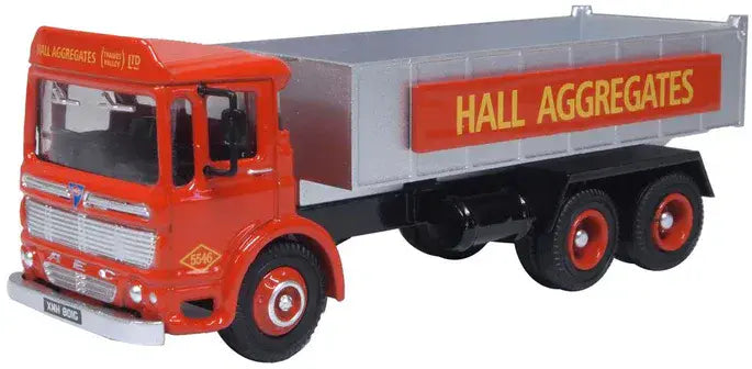 Oxford 76TIP006 AEC Tipper Hall Aggregates, OO Gauge