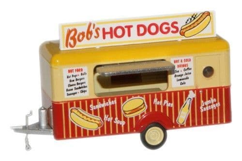 Oxford 76TR001 Mobile Trailer - Bob's Hot Dogs - 1/76 Scale