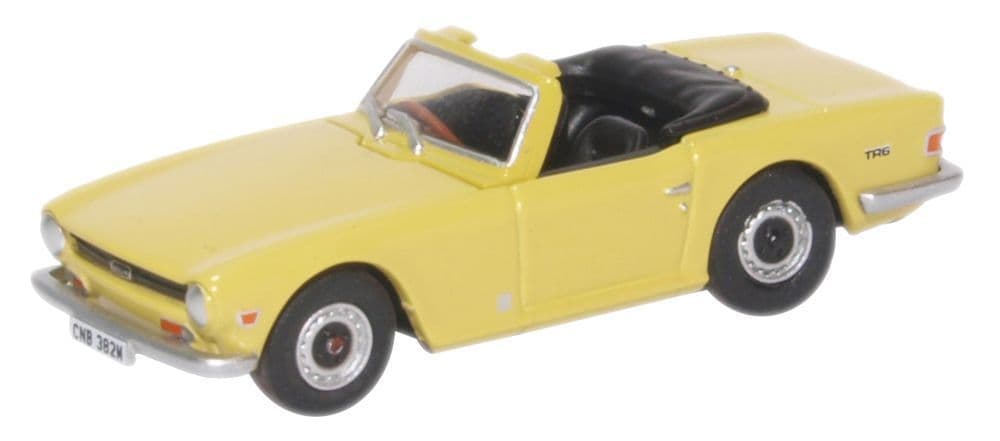 Oxford 76TR6001 Triumph TR6 - Mimosa Yellow