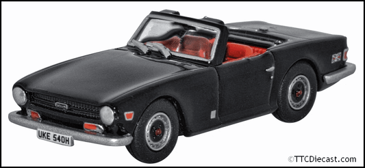Oxford 76TR6004 Triumph TR6 Black, OO Gauge