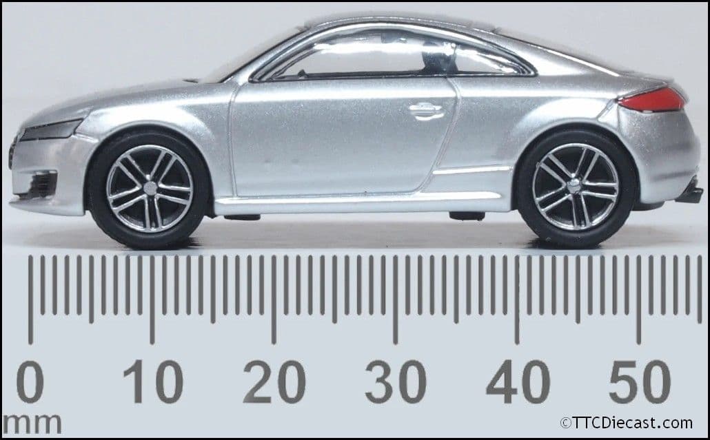 Oxford 76TT003 Audi TT Coupe Floret Silver 1:76 Scale