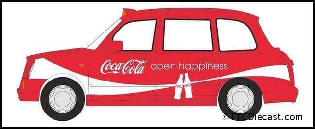 Oxford 76TX4008CC TX4 Taxi Coca Cola