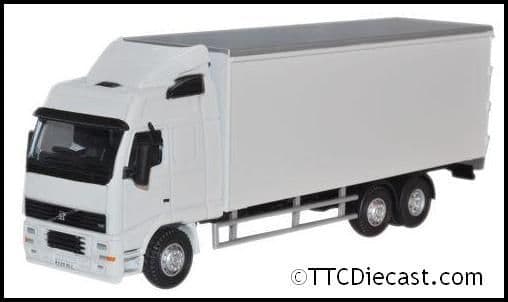 Oxford 76VOL01BL Volvo FH Box Lorry - White (WSL)