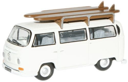 Oxford 76VW011 VW T2 Bus C/W Surfboards - Pastel White