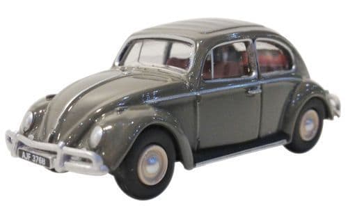 Oxford 76VWB004 VW Beetle - Anthracite - 1/76 Scale