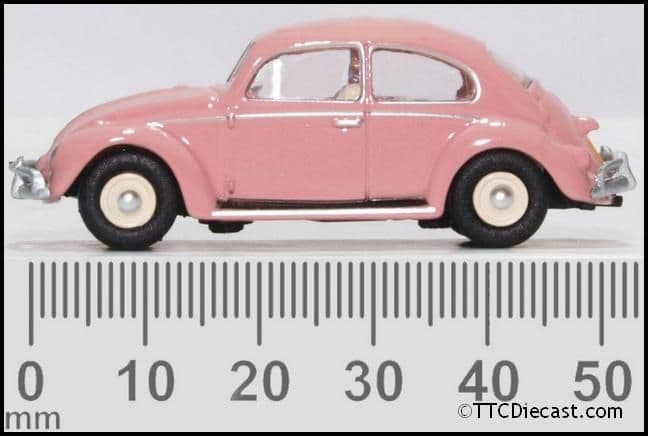 Oxford 76VWB011HK VW Beetle Pink - HK Registration*LAST FEW*