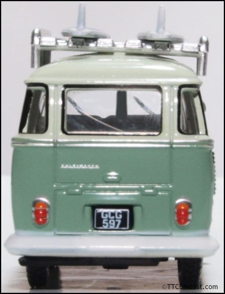 Oxford 76VWS005 VW T1 Samba Bus/Surfboards Turquoise/Blue - 1/76 Scale, OO Gauge