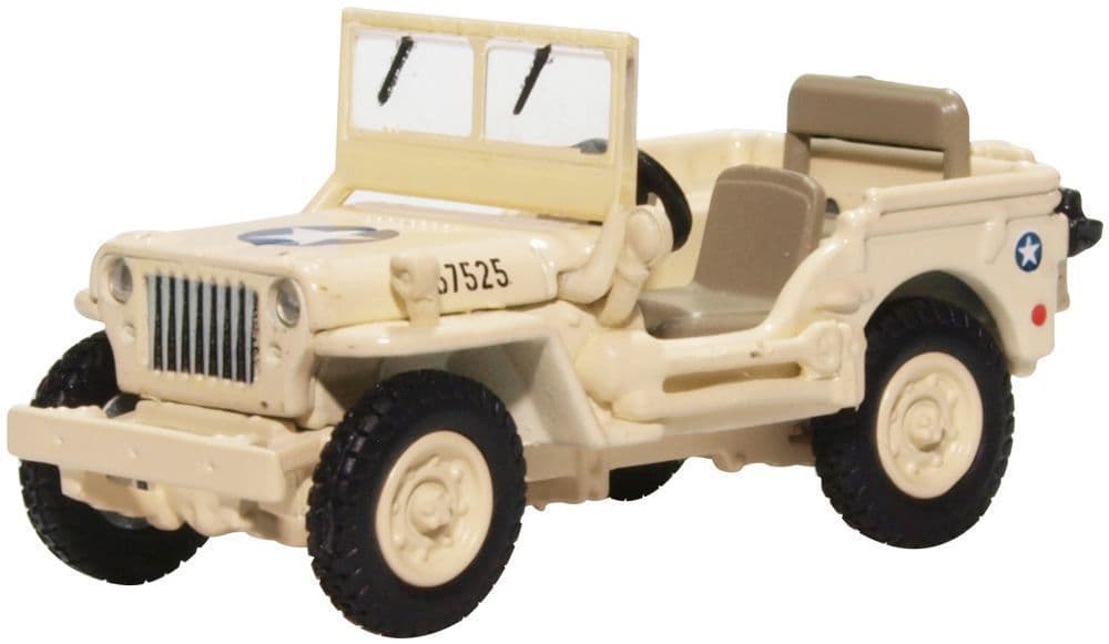 Oxford 76WMB007 Willys MB USAAF Tunisia 1943 - 1/76 Scale