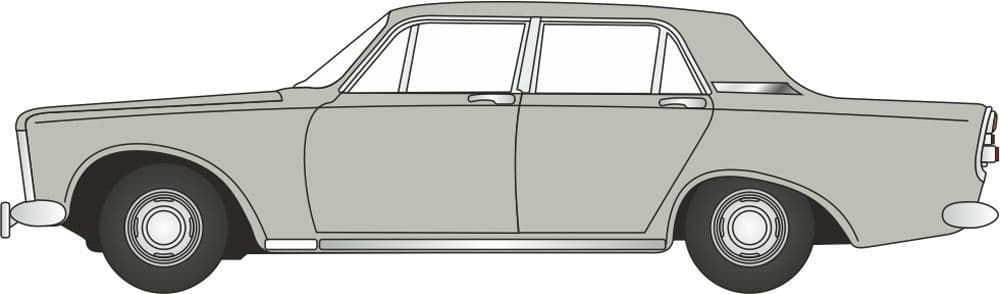 Oxford 76ZEP010 Ford Zephyr Purbeck Grey