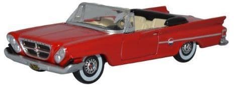 Oxford 87CC61001 Chrysler 300 Convertible 1961 (Open) Mardi - 1/87 Scale