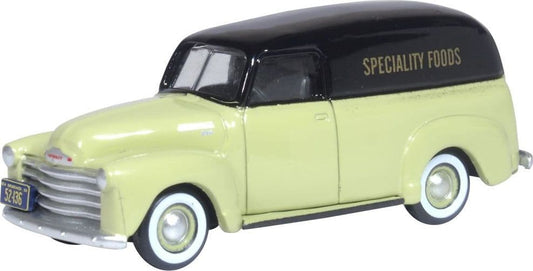 Oxford 87CV50004 Chevrolet Panel Van 1950 Speciality Foods 1/87 Scale