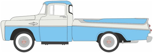 Oxford 87DP57005 Dodge D100 Sweptside Pick Up Ice Blue Glacier White 1957 HO Gauge - PRE ORDER £10.95