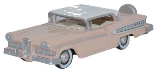 Oxford 87ED58003 Edsel Citation 1958 - Chalk Pink/Frost Whi - 1/87 Scale