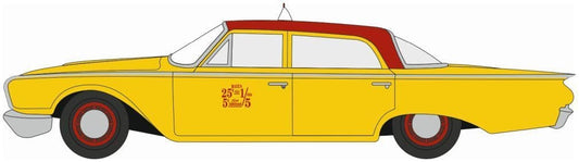 Oxford 87FF60003 Ford Fairline Sedan NYC Taxi 1960  HO Gauge - PRE ORDER £10.95