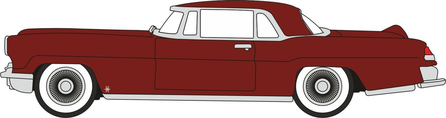 Oxford 87LC56005 Continental MkII Dark Red 1956 1/87 Scale