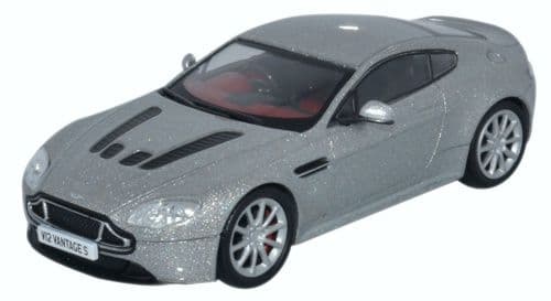 Oxford AMVT002 Aston Martin V12 Vantage S Lightning Silve - 1/43 Scale LAST FEW