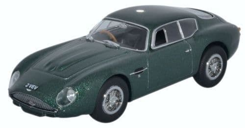 Oxford AMZ001 Aston Martin DB4GT Zagato 2 VEV Green Meta - 1/43 Scale