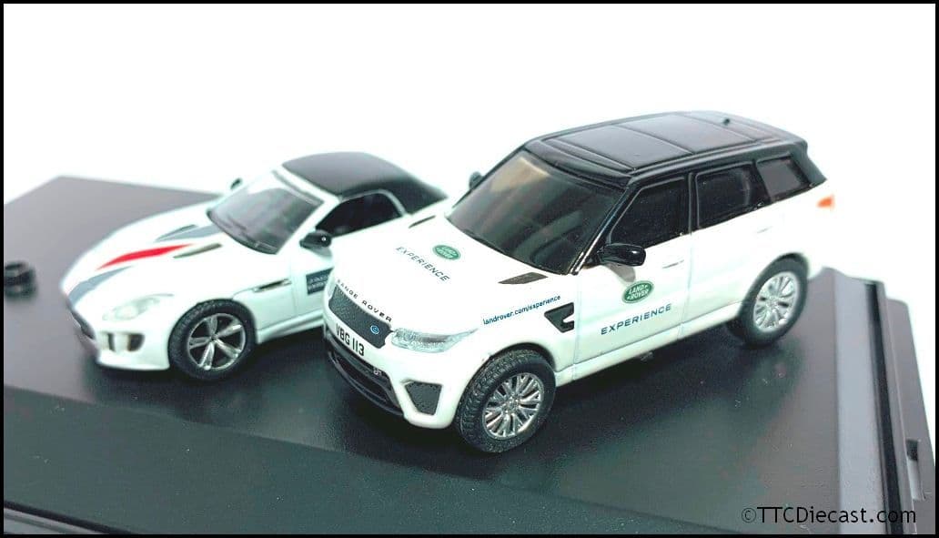 Oxford Diecast LEDC195MXA, 1:76 Scale Land Rover Experience Dual Brand