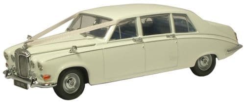 Oxford DS001W Daimler DS420 Limousine Wedding Car Old En - 1/43 Scale