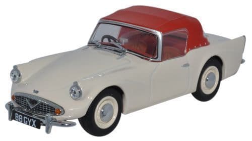 Oxford DSP003 Daimler SP250 Hood - Ivory/Red - 1/43 Scale