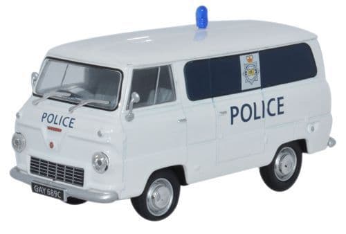 Oxford FDE012 Ford 400E Van - Glamorgan Police - 1/43 Scale *LAST FEW*