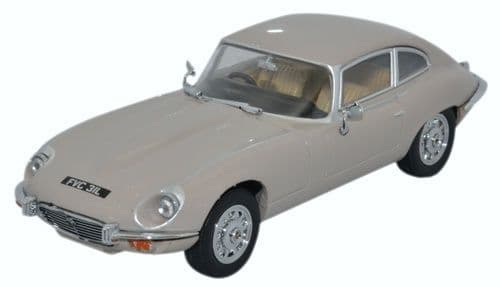 Oxford JAGV12005 Jaguar V12 E Type Coupe - Ascot Fawn - 1/43 Scale