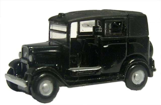 Oxford NAT001 Austin Low Loader Taxi - Black
