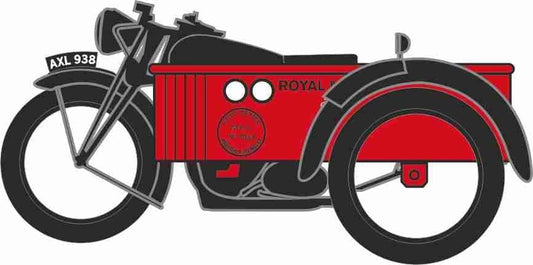 Oxford NBSA003 Motorbike and Sidecar - Royal Mail