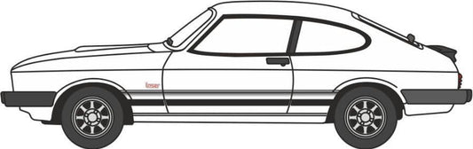 Oxford NCAP003 Ford Capri Mk3 Diamond White 1/148 Scale