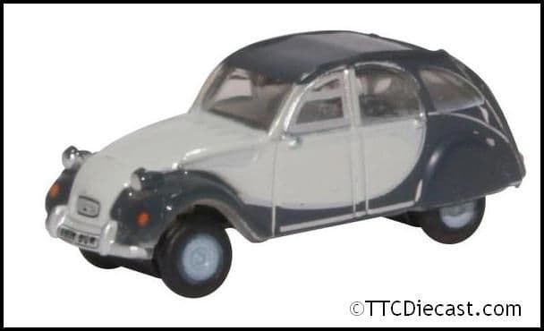 Oxford NCT006 Citroen 2CV Charleston Two Tone Grey (WSL)