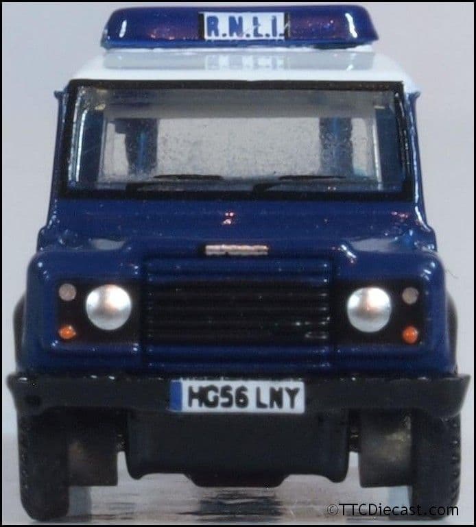 Oxford NDEF014 Land Rover Defender Station Wagon RNLI 1:148 Scale