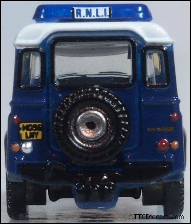 Oxford NDEF014 Land Rover Defender Station Wagon RNLI 1:148 Scale