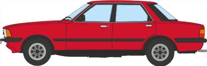 Oxford NFC5001 Ford Cortina Mk5 Cardinal Red 1/148 Scale