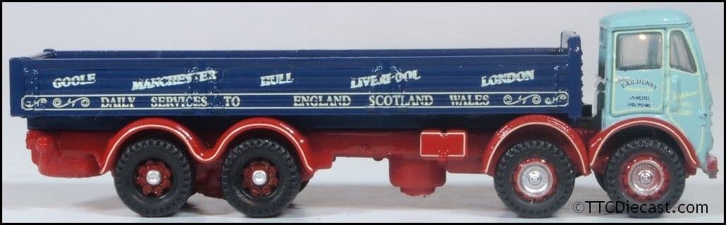 Oxford NFG014 Foden FG 8 Wheel Dropside Dennys Transport 1:148 Scale