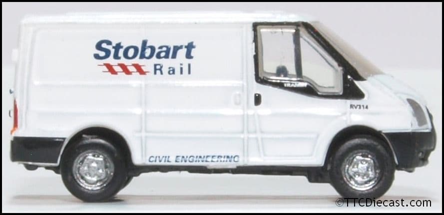 Oxford NFT012 Ford Transit Mk5 Stobart Rail Low