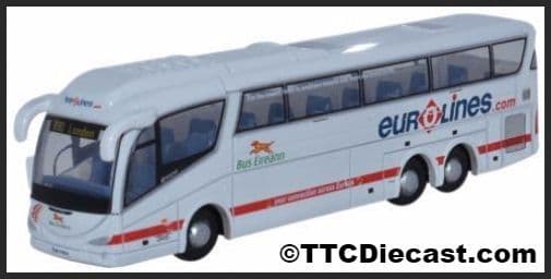 Oxford NIRZ001 Scania Irizar Bus - Eireann/Eurolines
