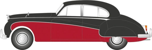 Oxford NJAG9004 Jaguar Mk8/9 Black/Imperial Maroon 1/148 Scale