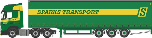 Oxford NMB006 Mercedes Actros Curtainside Sparks