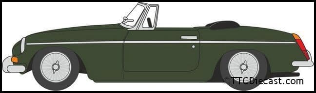 Oxford NMGB003 MGB Roadster British Racing Green